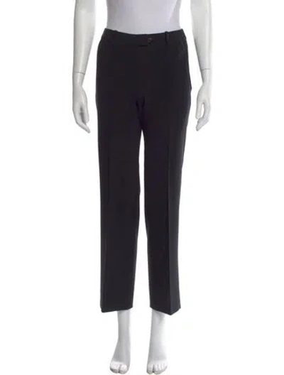 Pre-owned Dior Straight Leg Pants In Black