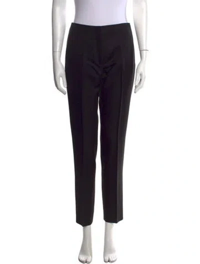 Pre-owned Dior Straight Leg Pants In Black