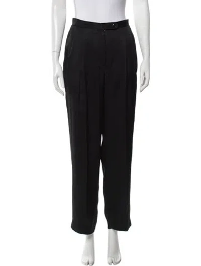 Pre-owned Dior Straight Leg Pants In Black