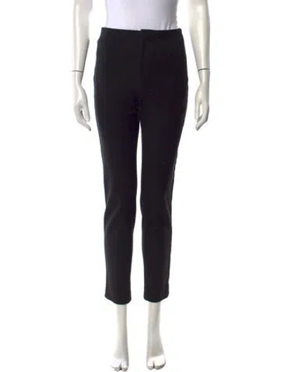 Pre-owned Dior Straight Leg Pants In Black/burgundy
