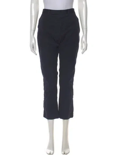 Pre-owned Dior Straight Leg Pants In Blue