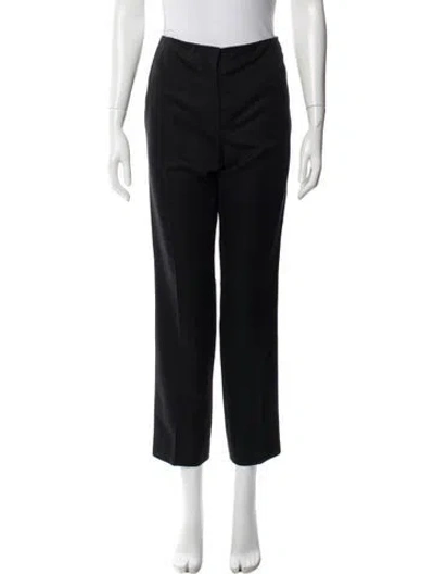 Pre-owned Dior Straight Leg Pants In Blue