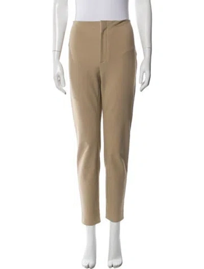 Pre-owned Dior Straight Leg Pants In Brown