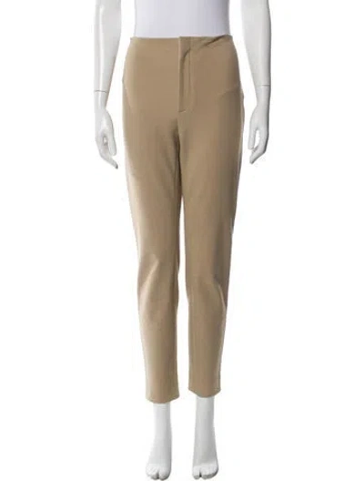 Pre-owned Dior Straight Leg Pants In Brown
