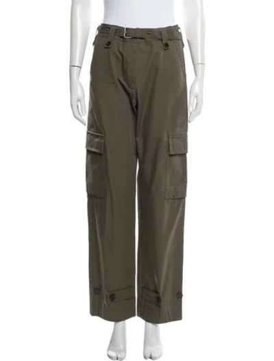 Pre-owned Dior Straight Leg Pants In Green