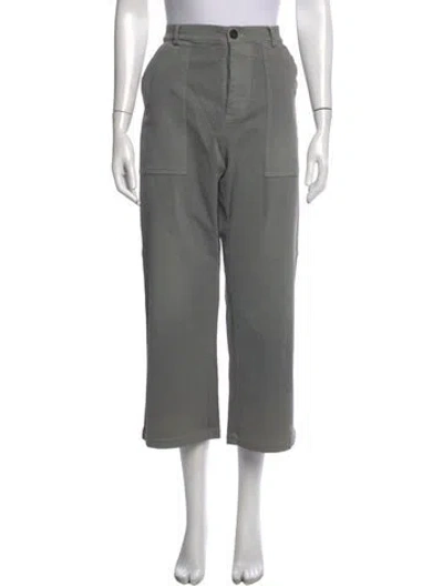 Pre-owned Dior Straight Leg Pants In Grey