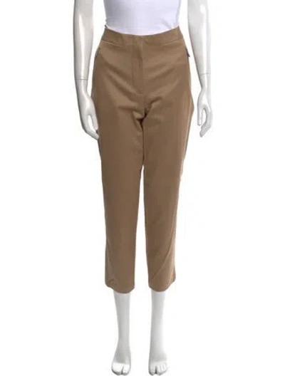Pre-owned Dior Straight Leg Pants In Neutral