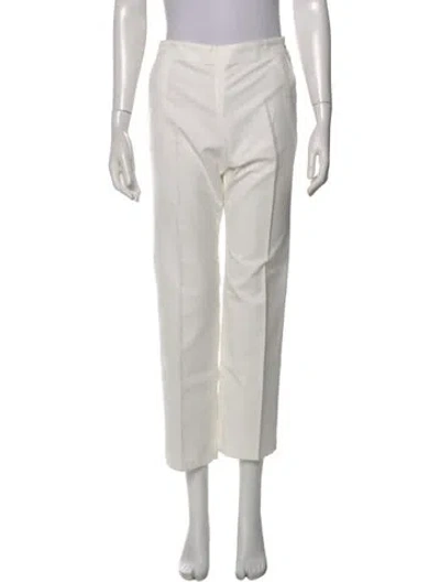 Pre-owned Dior Straight Leg Pants In Neutral