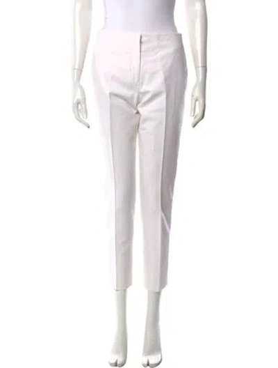 Pre-owned Dior Straight Leg Pants In Neutral