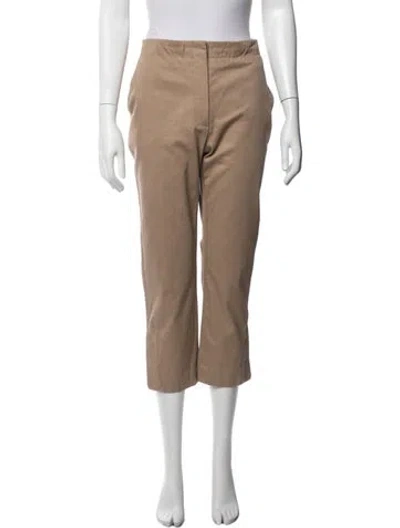Pre-owned Dior Straight Leg Pants In Neutrals