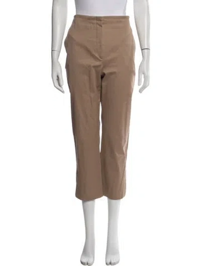 Pre-owned Dior Straight Leg Pants In Neutrals