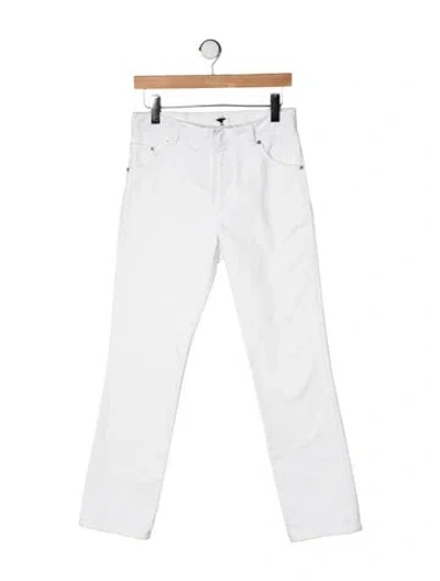 Pre-owned Dior Straight Leg Pants In White