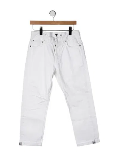 Pre-owned Dior Straight Leg Pants In White