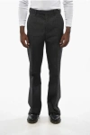 Dior Straight Leg Virgin Wool Pants In Black