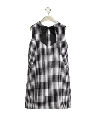 Dior Straight-cut Short Dress In Black