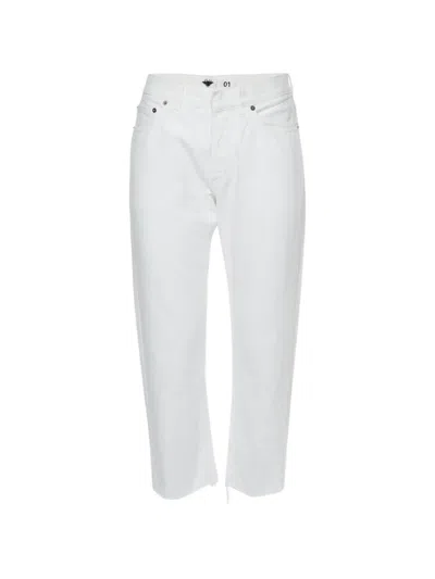 Pre-owned Dior Straight-fit Jeans In White