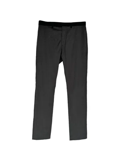 Pre-owned Dior Straight-leg Trousers In Grey