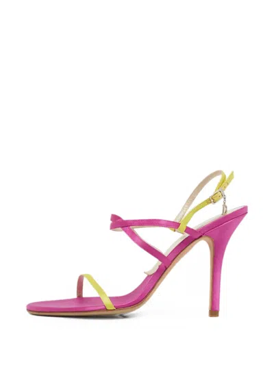 Pre-owned Dior Strappy Slingback Sandals In Pink