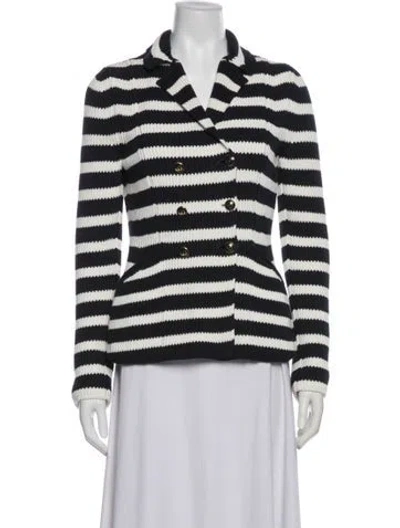 Pre-owned Dior Striped Blazer In Multi