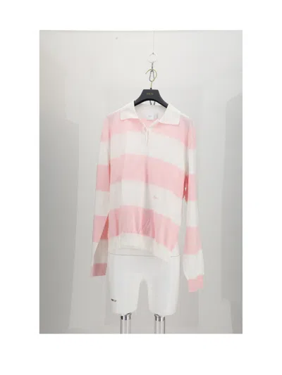 Dior Striped Cotton Sweater In Multi