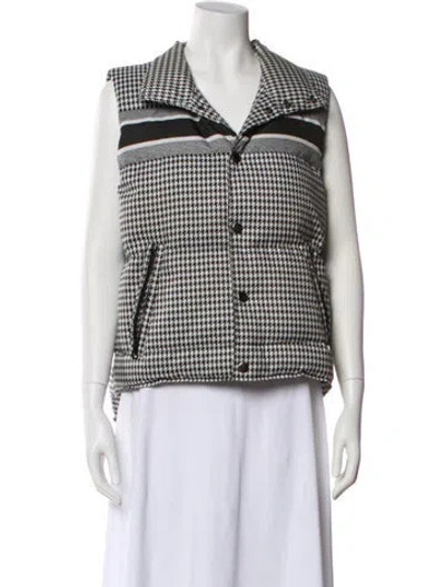 Pre-owned Dior Striped Down Jacket In Neutral