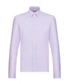 Dior Striped Long-sleeved Shirt In Purple