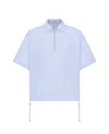 Dior Striped Pullover Shirt In Blue