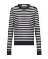 Dior Striped Sweater In Black