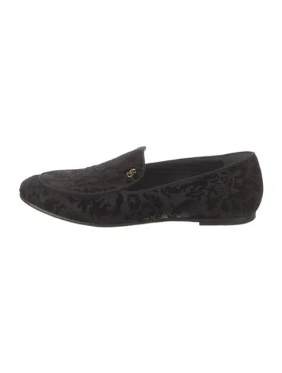 Pre-owned Dior Suede Animal Print Loafers In Black