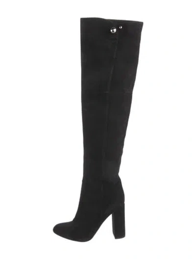 Pre-owned Dior Suede Boots In Black
