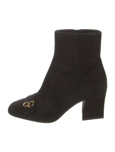 Pre-owned Dior Suede Boots In Black
