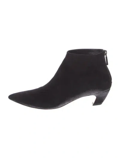 Pre-owned Dior Suede Boots In Black