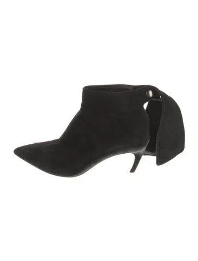Pre-owned Dior Suede Boots In Black