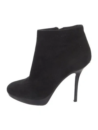 Pre-owned Dior Suede Boots In Black