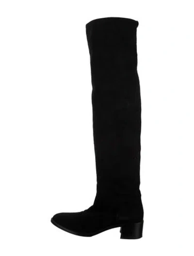 Pre-owned Dior Suede Boots In Black