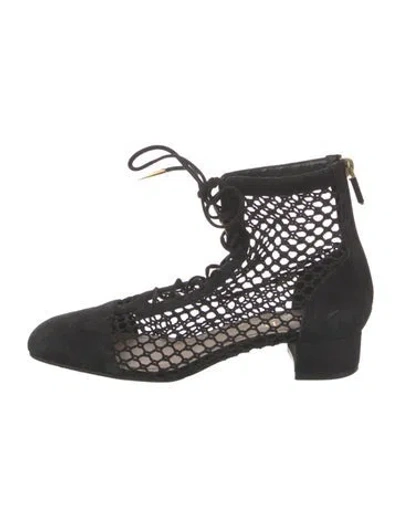 Pre-owned Dior Suede Boots In Black