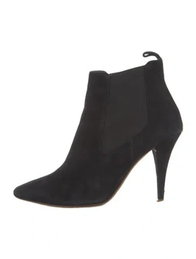 Pre-owned Dior Suede Chelsea Boots In Black