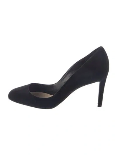 Pre-owned Dior Suede D'orsay Pumps In Blue