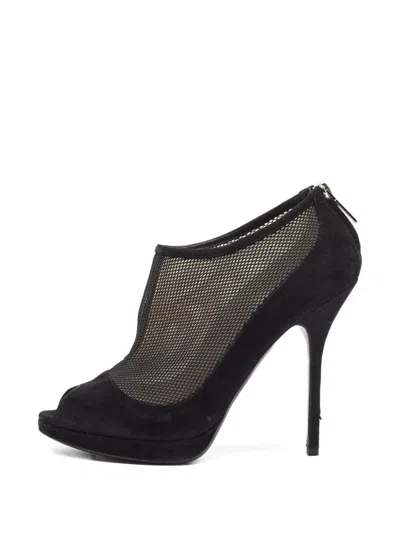 Pre-owned Dior Suede Heeled Pumps In Black