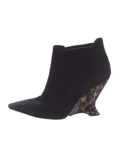 Pre-owned Dior Suede Mules In Multi