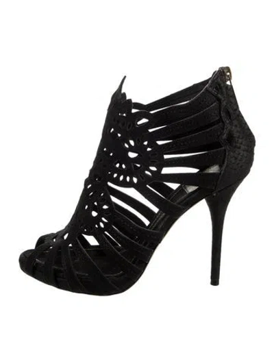 Pre-owned Dior Suede Pumps In Black
