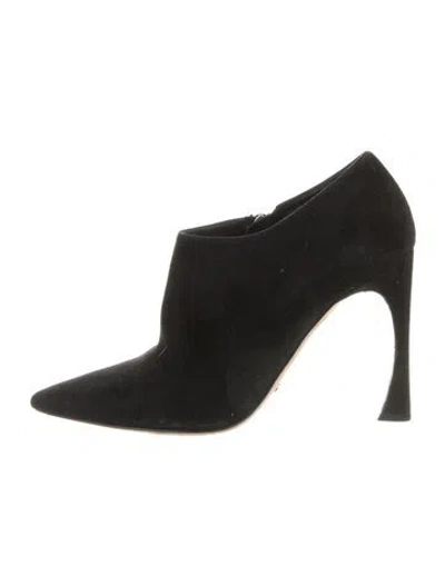 Pre-owned Dior Suede Pumps In Black