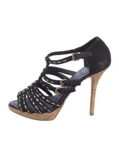 Pre-owned Dior Suede Pumps In Blue