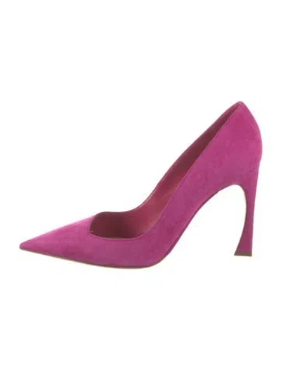 Pre-owned Dior Suede Pumps In Pink