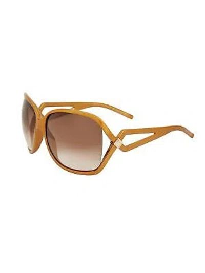 Pre-owned Dior Sunglasses Christian  '00s Madrague Gold Oversized Original