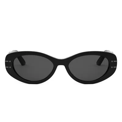 Dior Sunglasses Signature B8 U 14 A0 Black/grey Women In Green