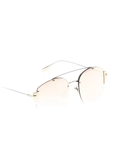 Pre-owned Dior Sunglasses In Gold