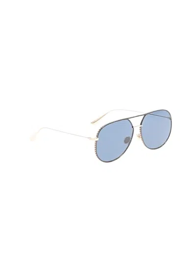 Pre-owned Dior Sunglasses In Gold