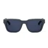 Dior B23 S1i 53mm Rectangular Sunglasses In Grigio/blu