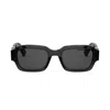 Dior Oblique S2i 52mm Rectangular Sunglasses In Grigio/grigio